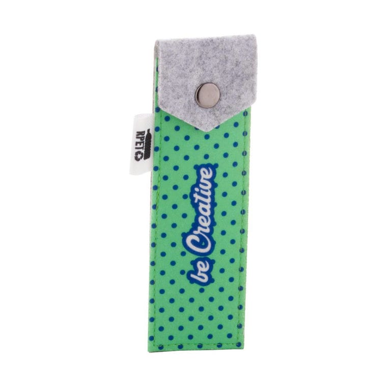 Husă pixuri, personalizată CreaFelt Pen B gri