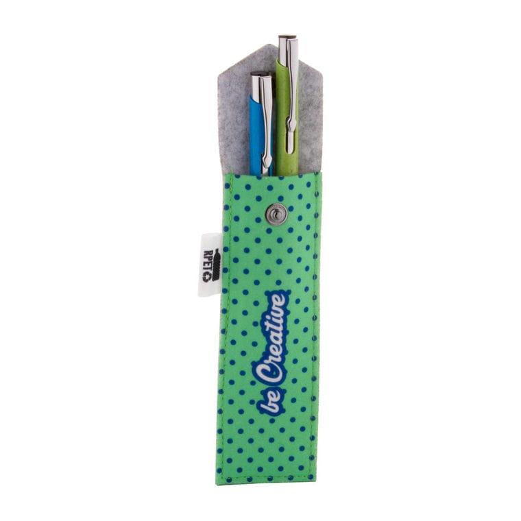 Husă pixuri, personalizată CreaFelt Pen B gri