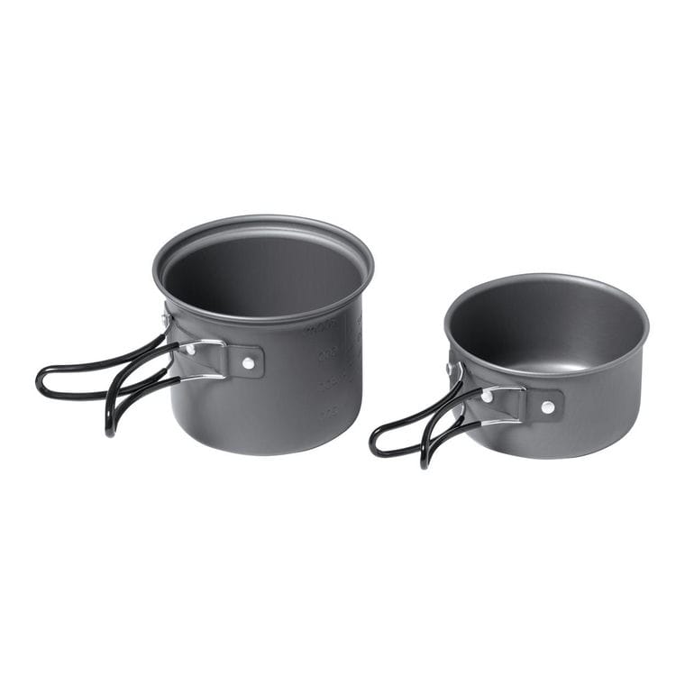 Set de tacâmuri și oale de camping Sondic Negru