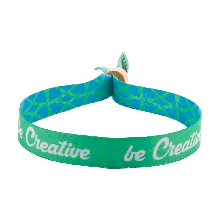 Brățară pentru festival, personalizată, RPET SuboWrist Eco natural