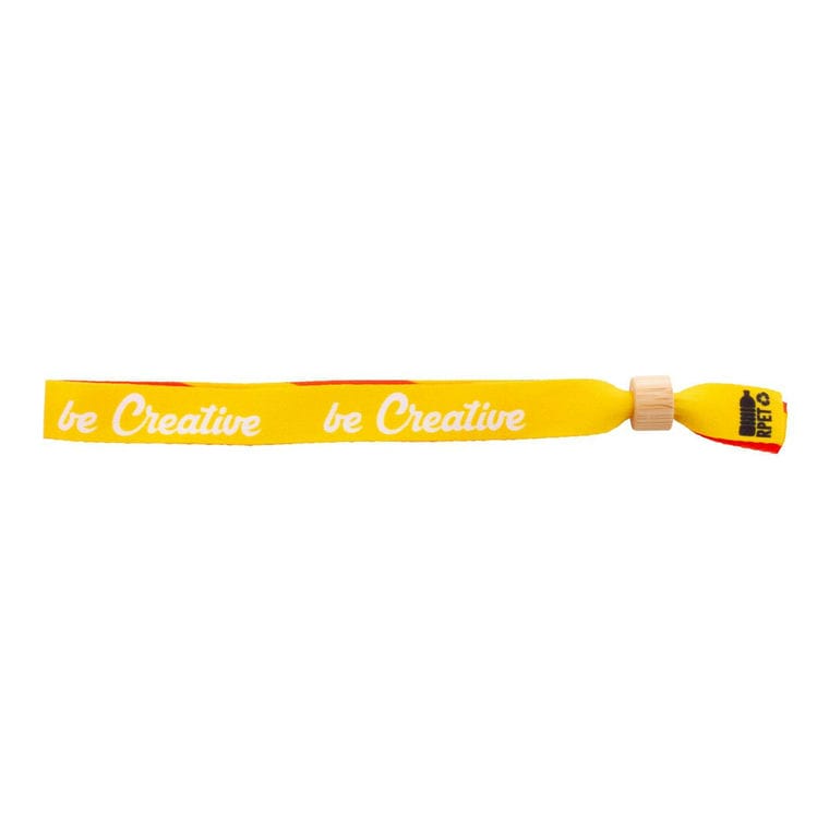 Brățară pentru festival, personalizată, RPET SuboWrist Eco natural