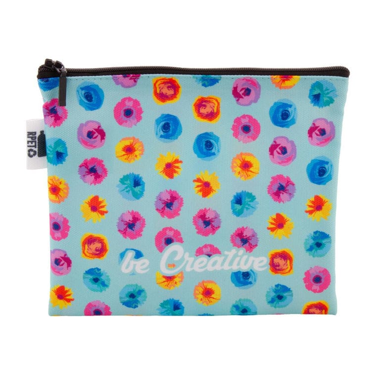 Geantă cosmetică, personalizată CreaBeauty M RPET Negru