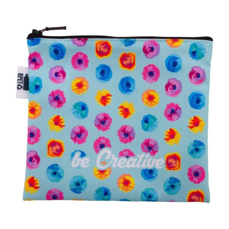 Geantă cosmetică, personalizată CreaBeauty M RPET Negru