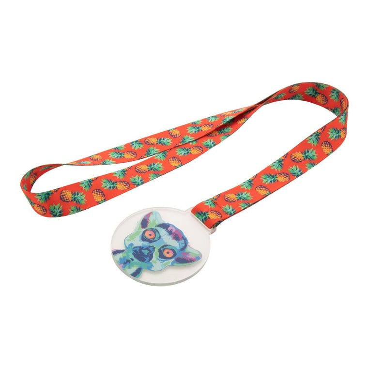 Medalie personalizată Subdal Colour Alb