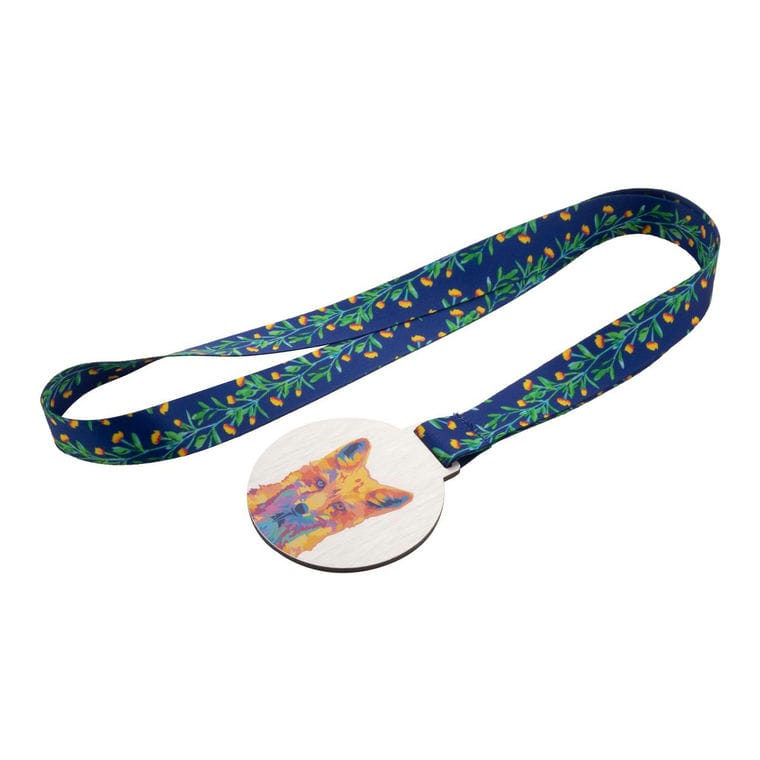 Medalie personalizată Subdal Shine argintiu