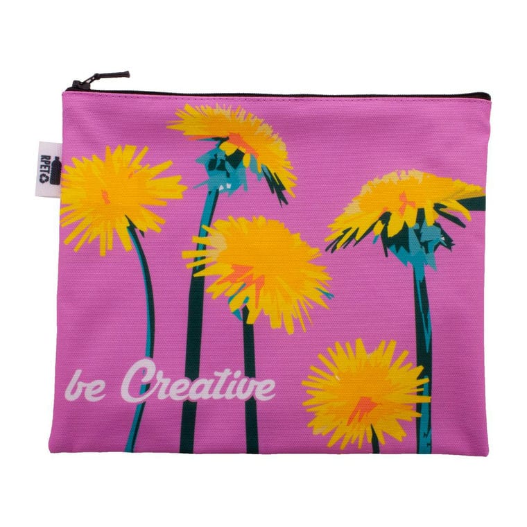 Geantă cosmetică, personalizată CreaBeauty L RPET Negru