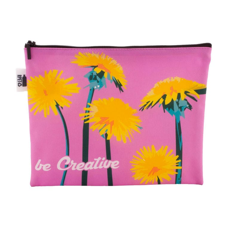 Geantă cosmetică, personalizată CreaBeauty L RPET Negru