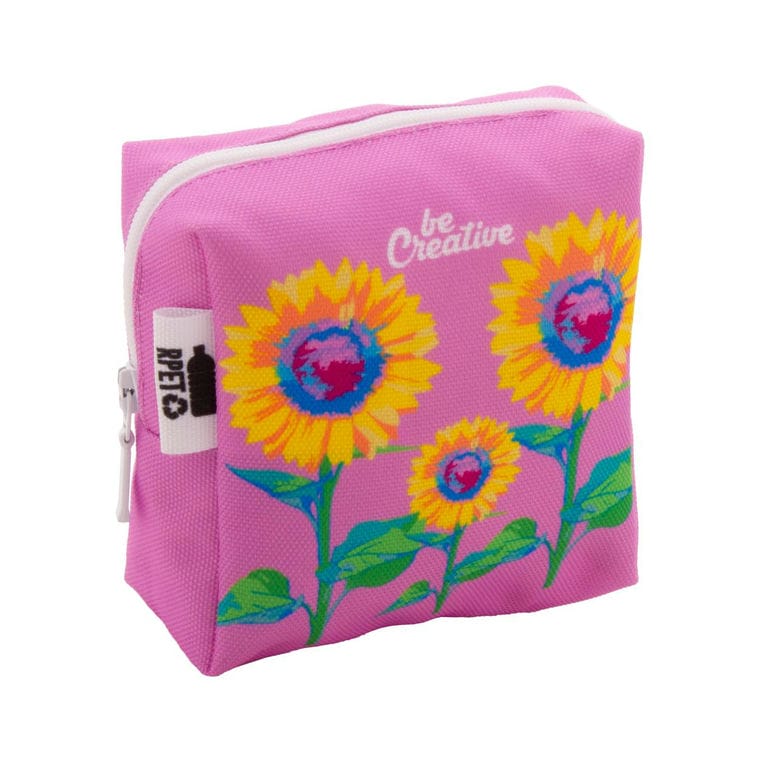 Geantă cosmetică, personalizată CreaBeauty Square S Alb