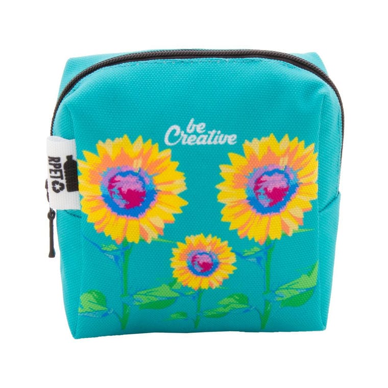 Geantă cosmetică, personalizată CreaBeauty Square S Negru