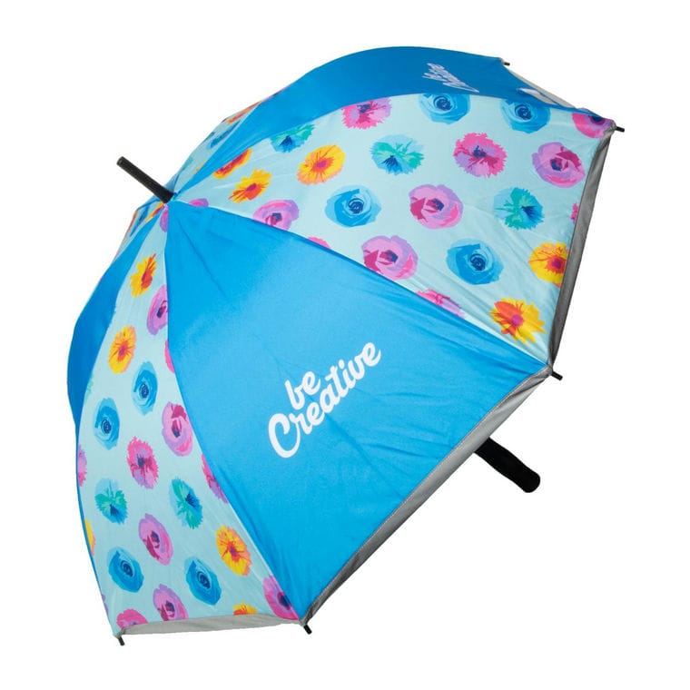 Umbrelă reflectorizantă, personalizată CreaRain Reflect Alb