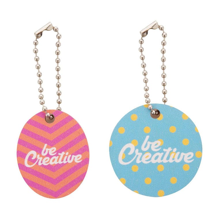 Breloc personalizat CreaFob Wood natural