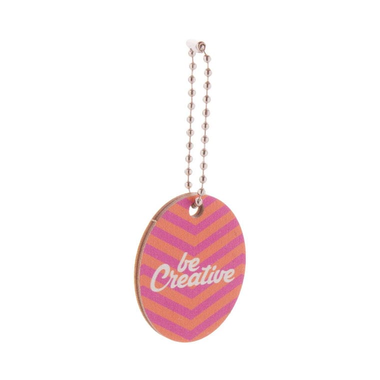 Breloc personalizat CreaFob Wood natural