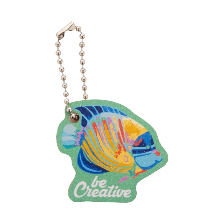 Breloc personalizat CreaFob Wood natural