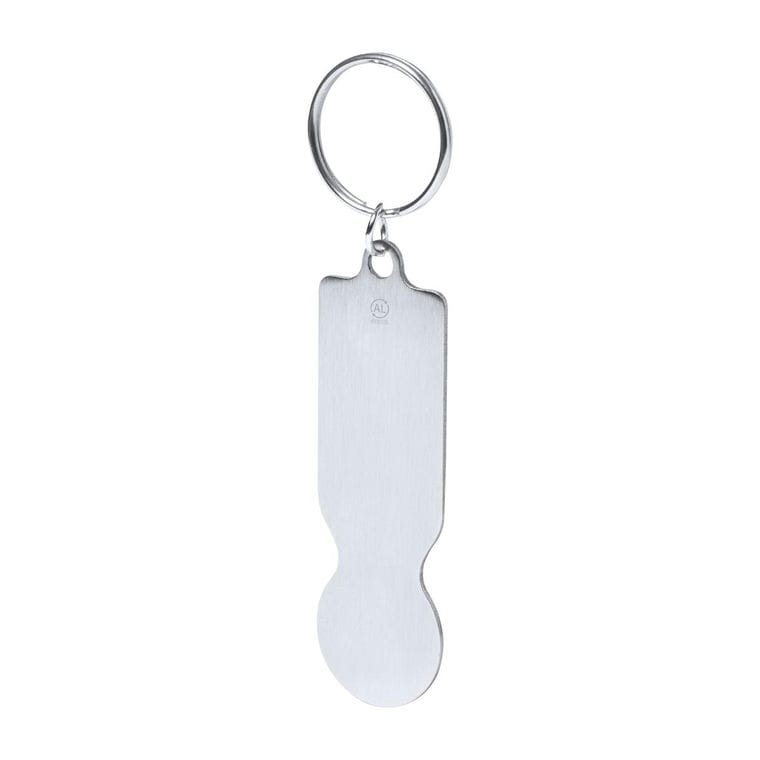 Breloc cu fisă Talgun argintiu