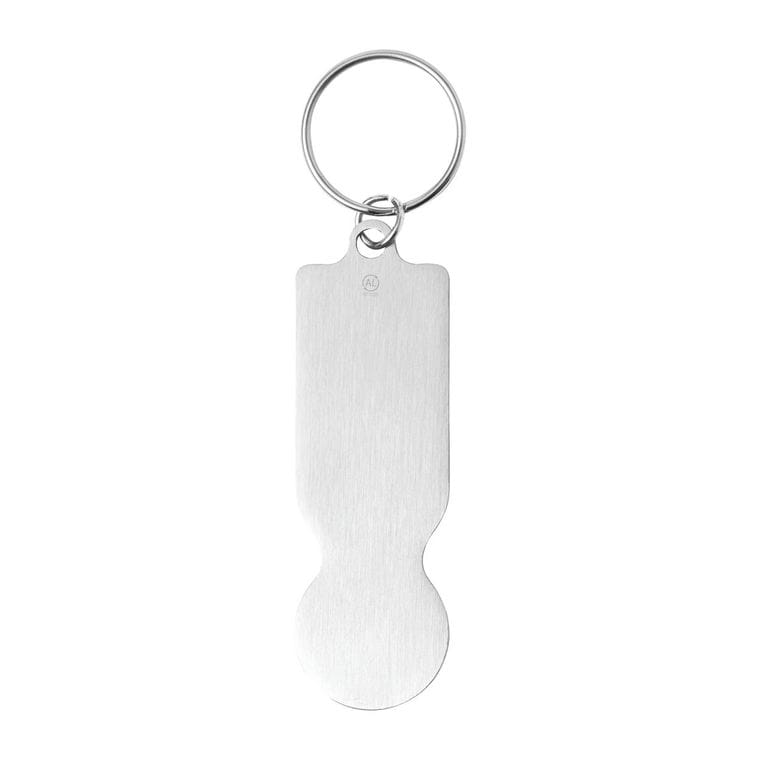 Breloc cu fisă Talgun argintiu