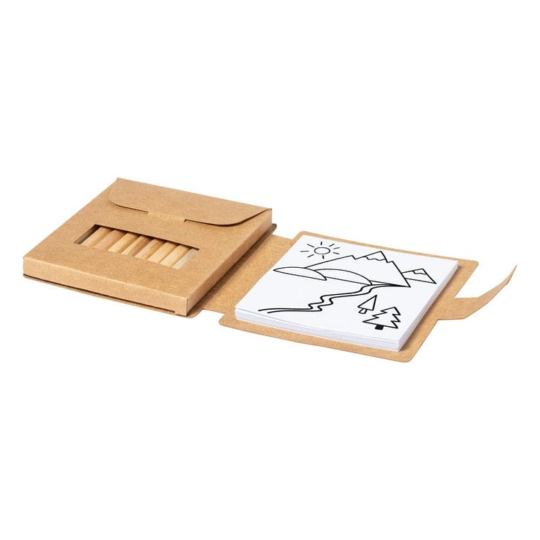 Set de colorat Lauglin natural