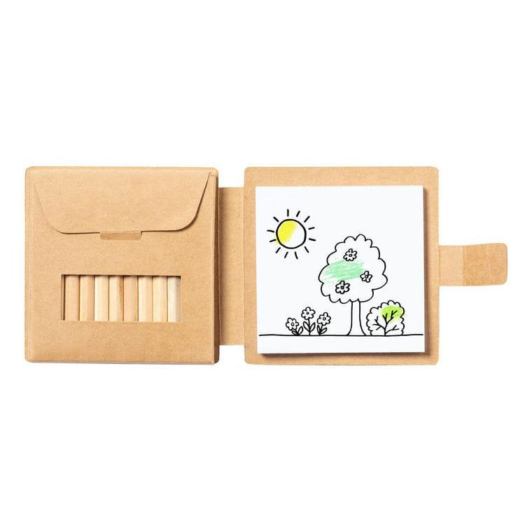 Set de colorat Lauglin natural