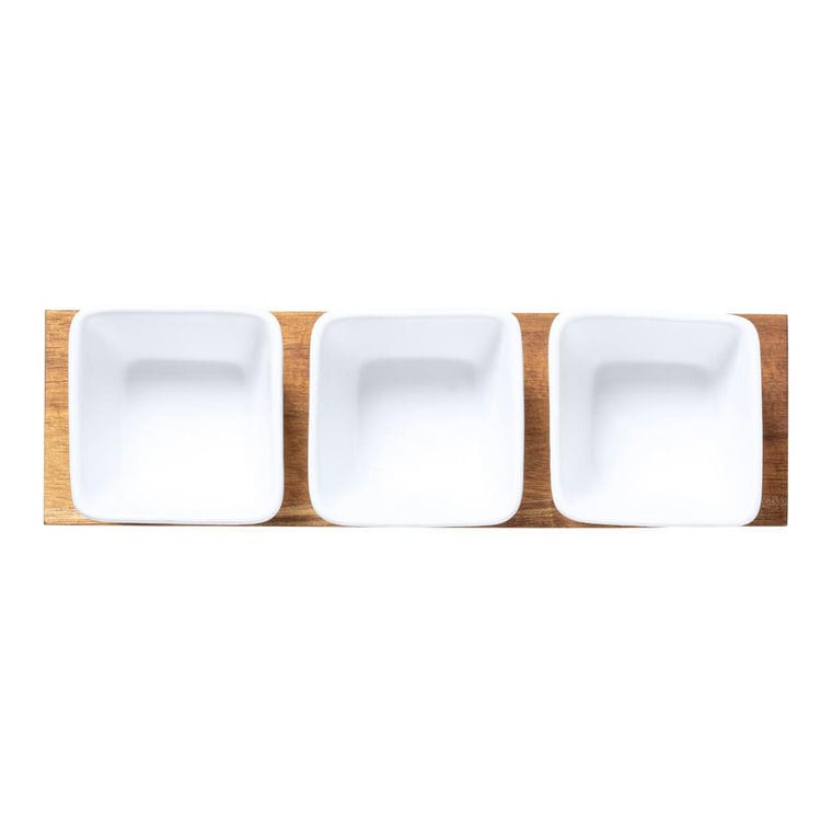 Set boluri pentru servire Branduk Alb