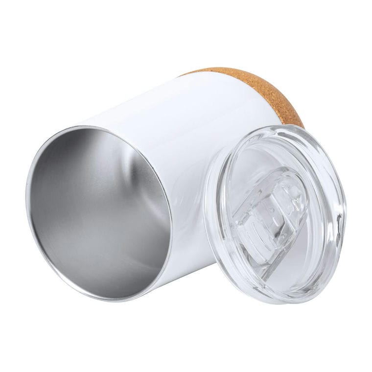 Cană termică pentru sublimare Barker Alb