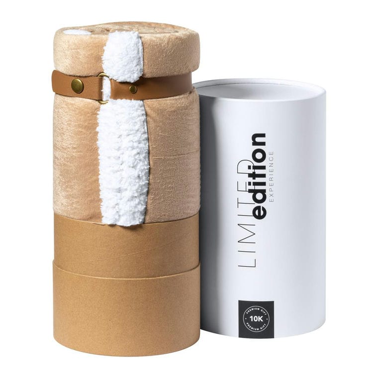 Pătură din lână coral Haltebes maro