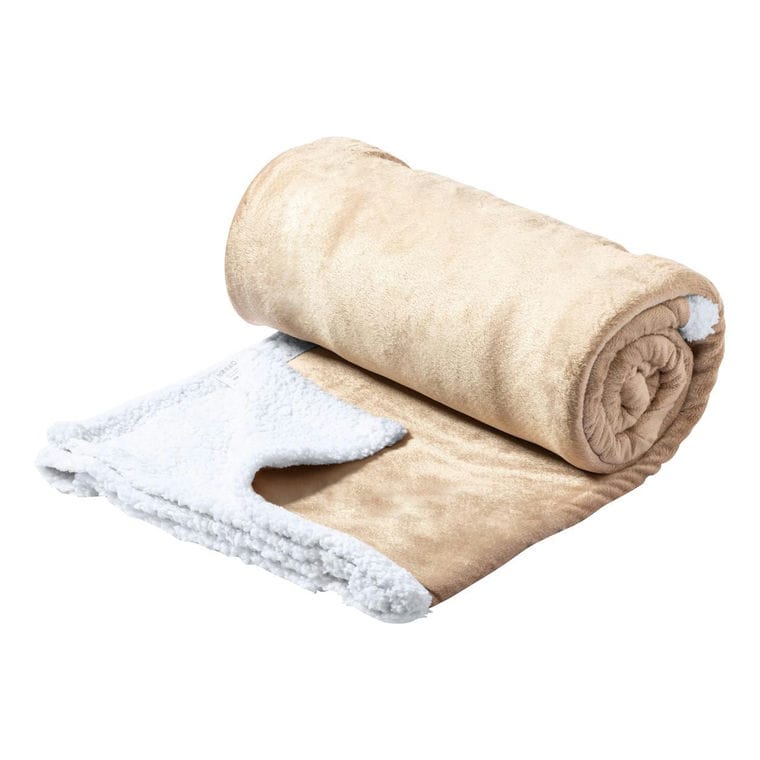 Pătură din lână coral Haltebes maro