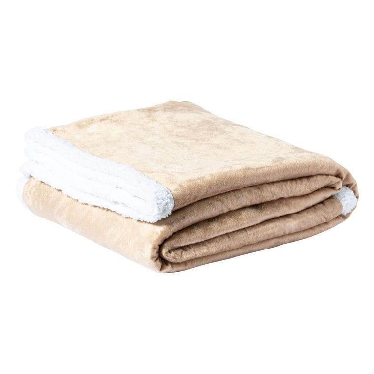 Pătură din lână coral Haltebes maro