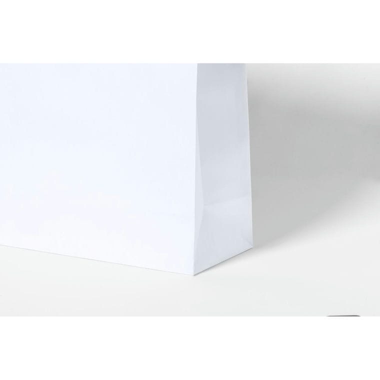 Sacoşă de hârtie Taurel Alb