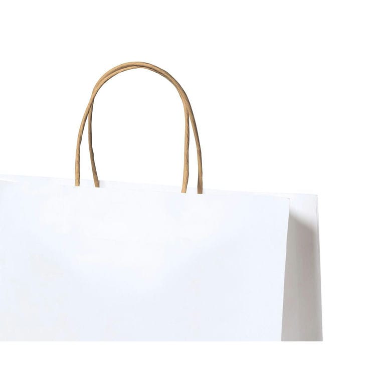 Sacoşă de hârtie Taurel Alb