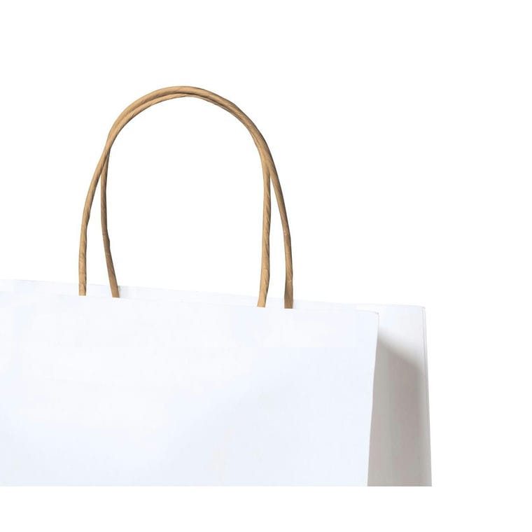 Sacoşă de hârtie Yeman Alb