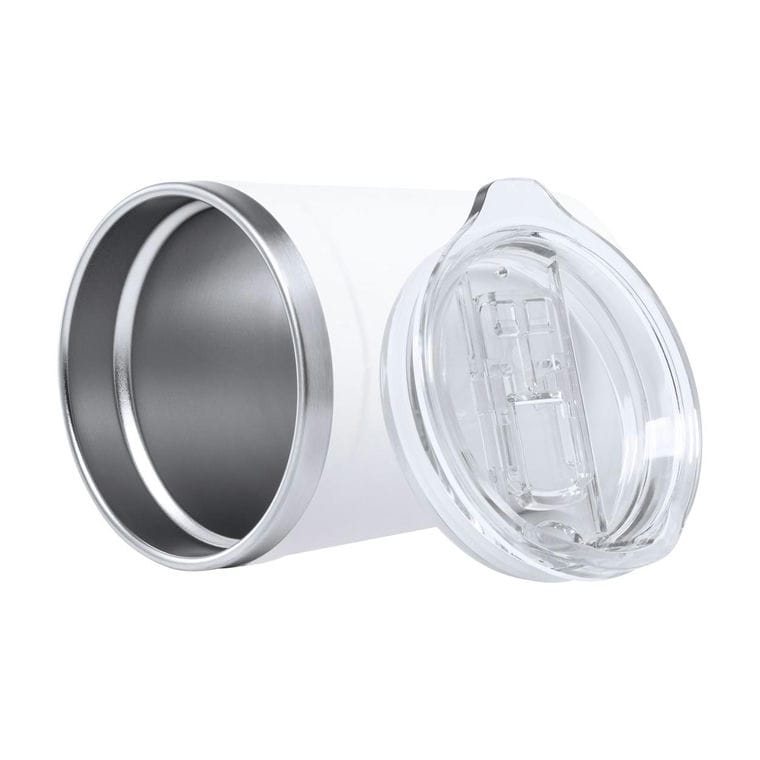 Cană termică Harbin Alb