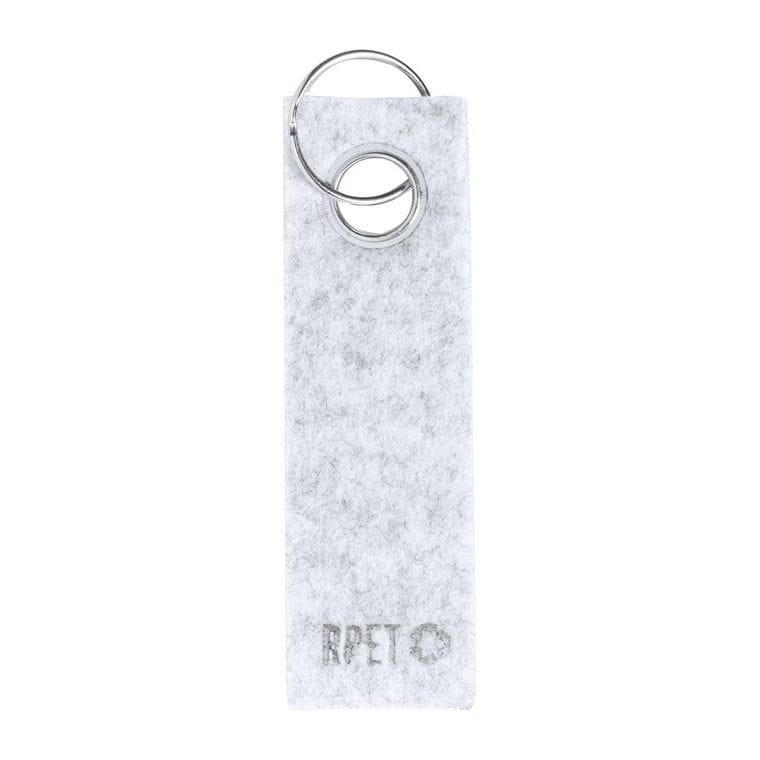 Breloc, RPET Triax gri deschis