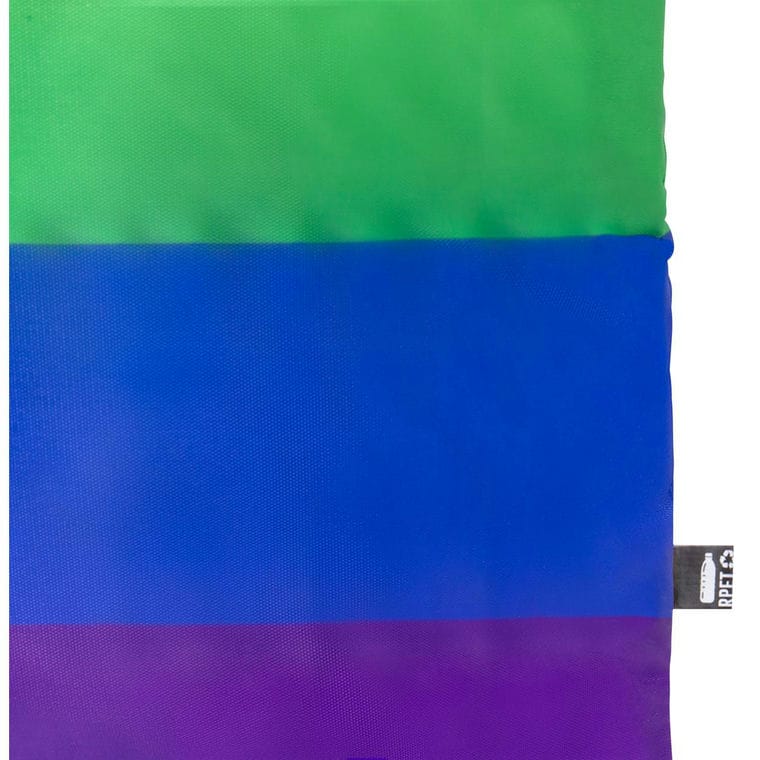 Sacoşă RPET Rubiros multicolor