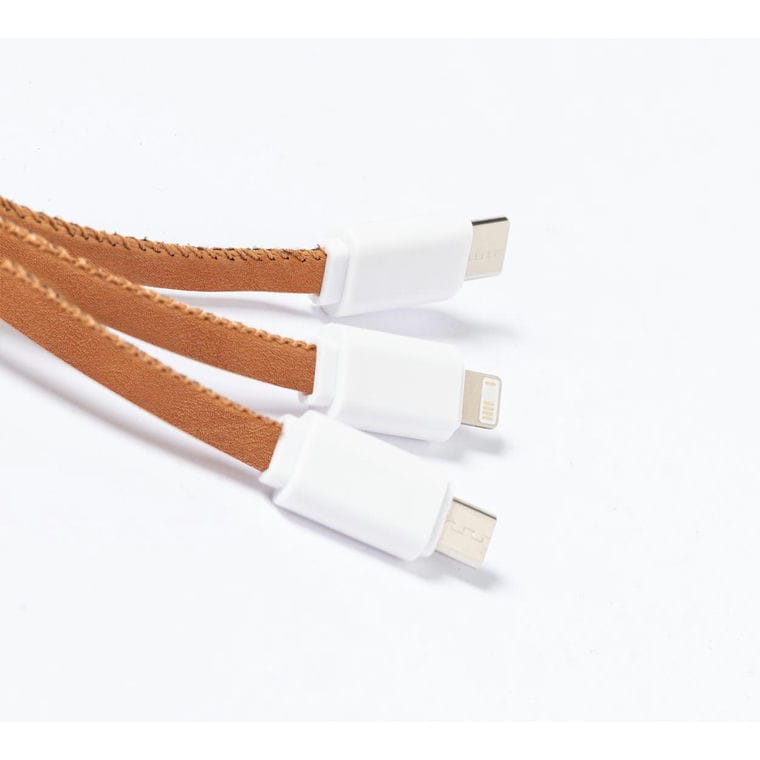 Cablu USB Sherat RCS maro Alb