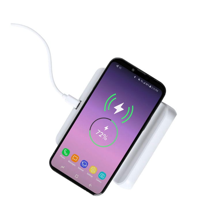 Ceas deşteptător cu Încărcător wirless Thumal Alb