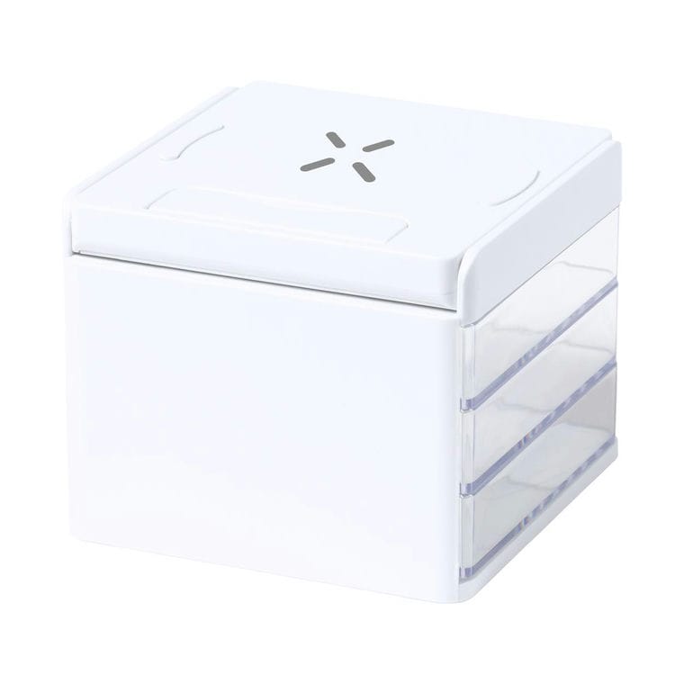 Organizator cu Încărcător wirless Macky Alb