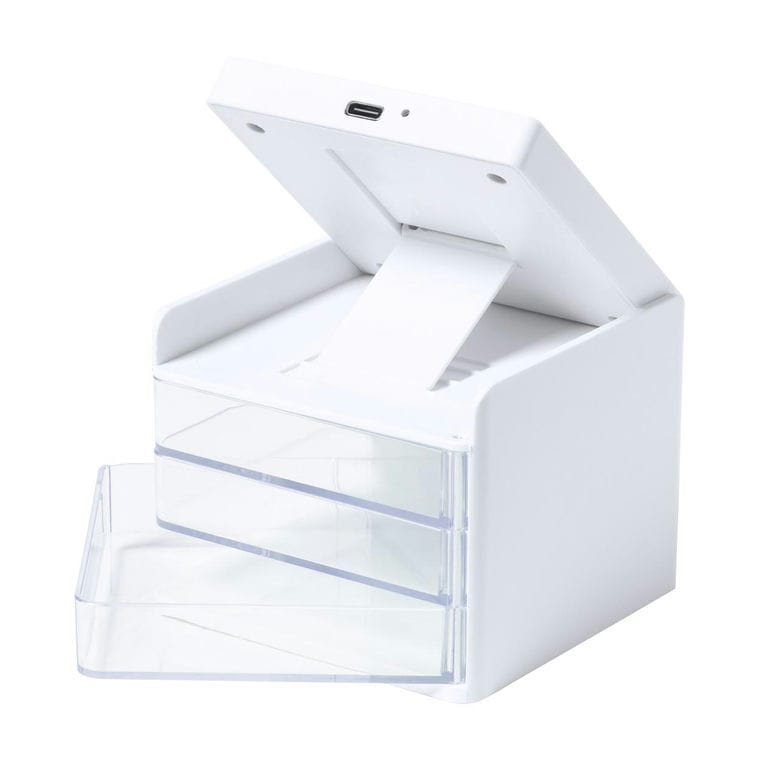 Organizator cu Încărcător wirless Macky Alb