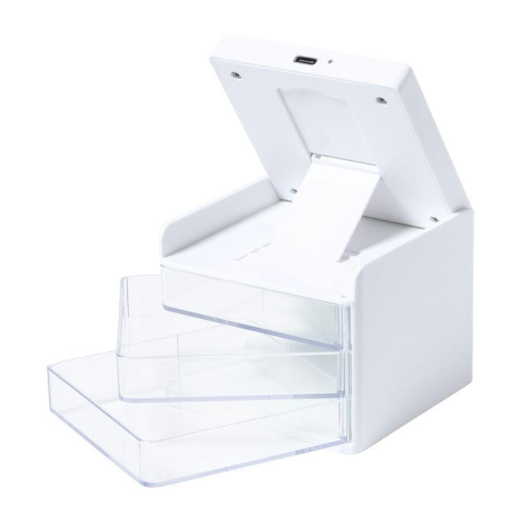 Organizator cu Încărcător wirless Macky Alb