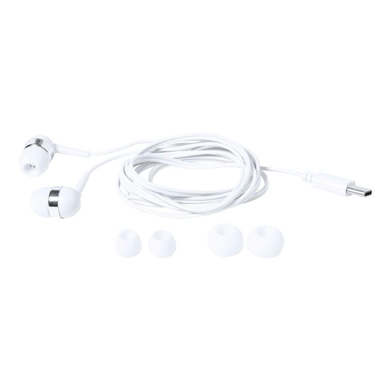 Căşti cu USB -C Trubus Alb