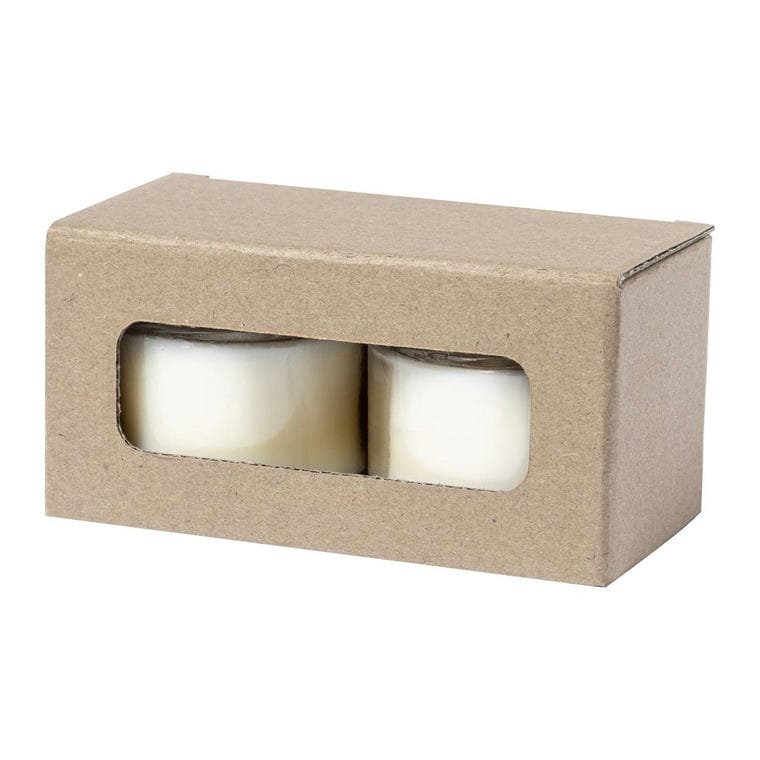 Set lumânări Kesha Alb