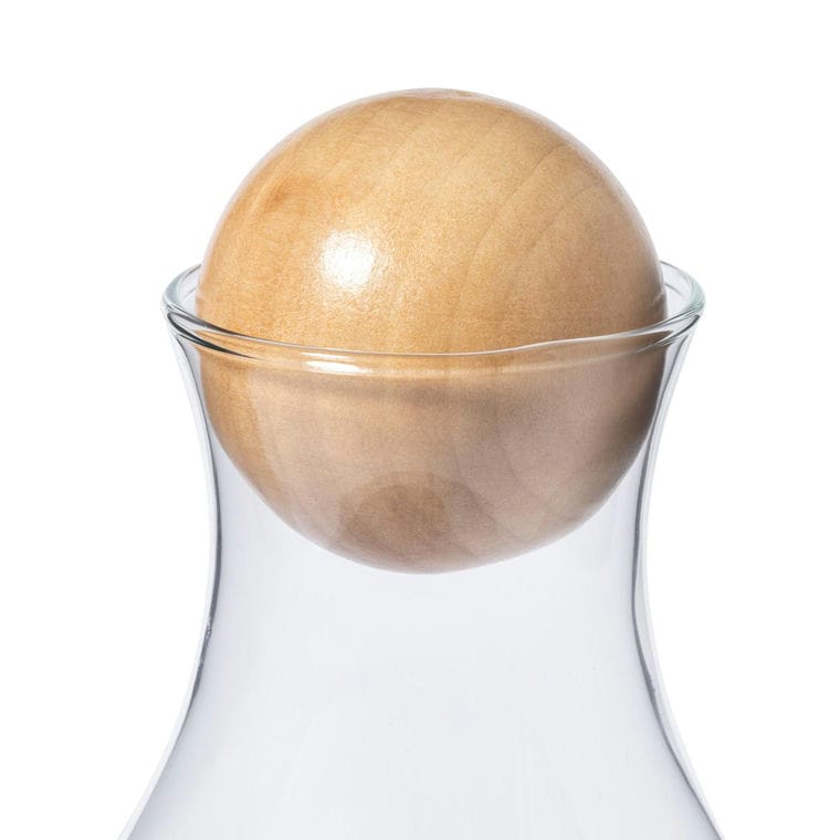 Decantor de vin Colley natural transparent