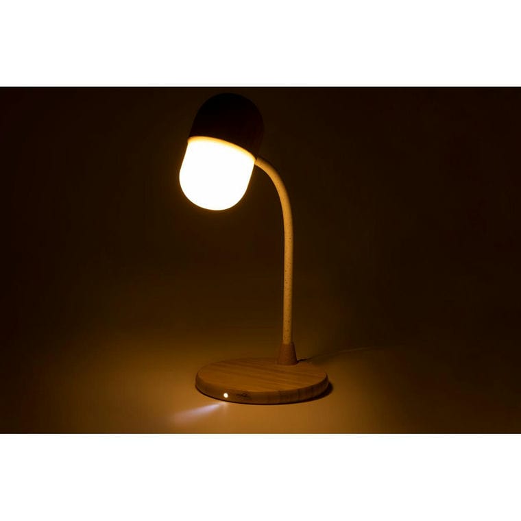 Lampă pentru birou, multifuncțională Lars natural Alb