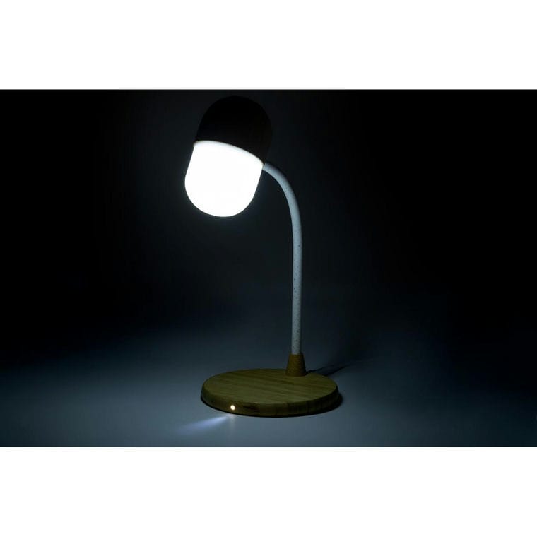 Lampă pentru birou, multifuncțională Lars natural Alb