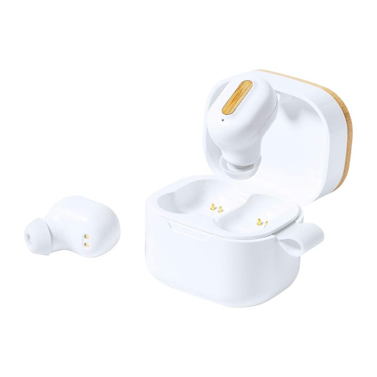 Căşti Zoe Alb natural