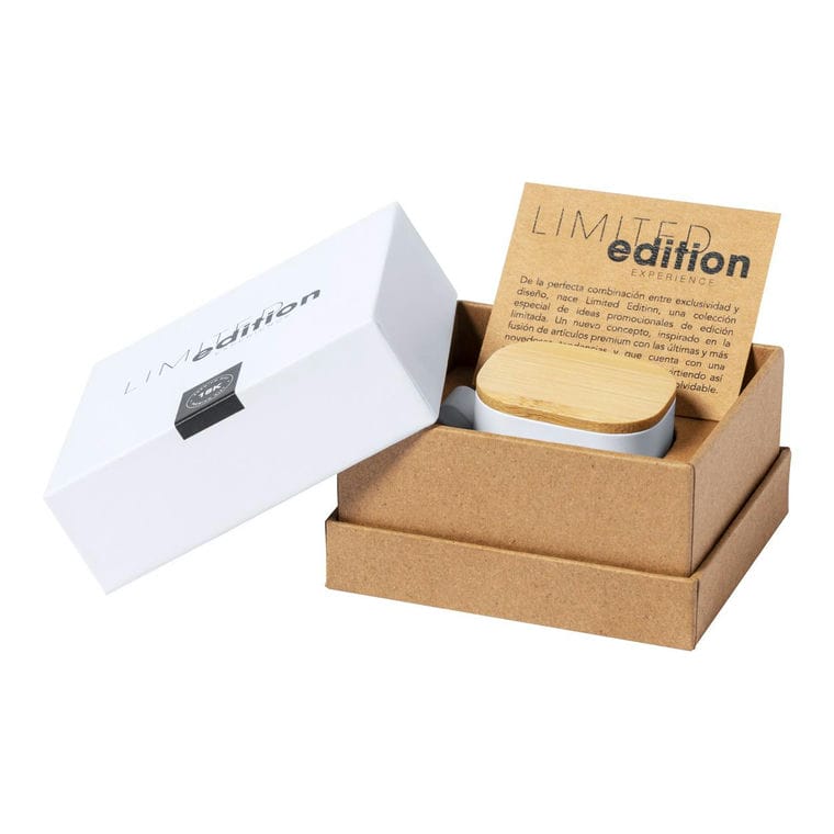 Căşti Zoe Alb natural