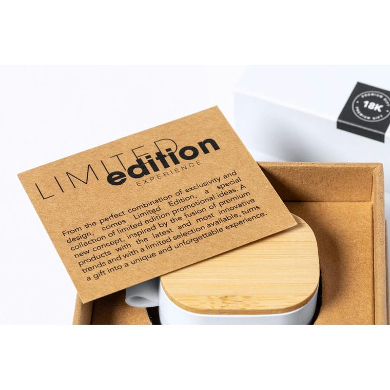 Căşti Zoe Alb natural