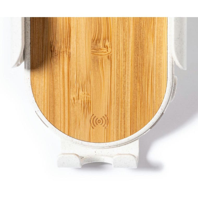 Încărcător auto cu suport telefon Yango Alb natural