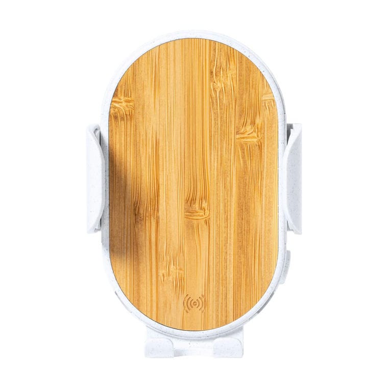 Încărcător auto cu suport telefon Yango Alb natural