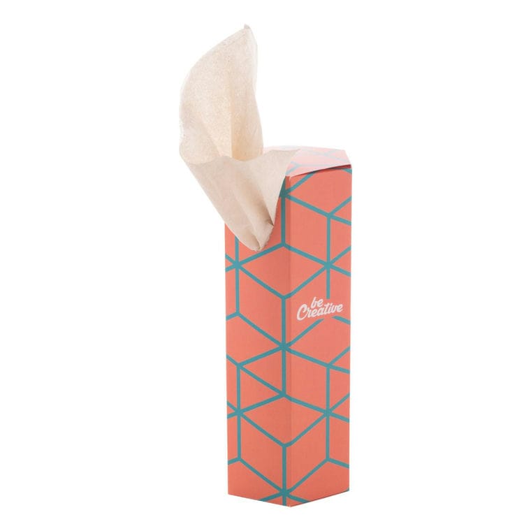 Șervețele de hârtie personalizate CreaSneeze Hex natural
