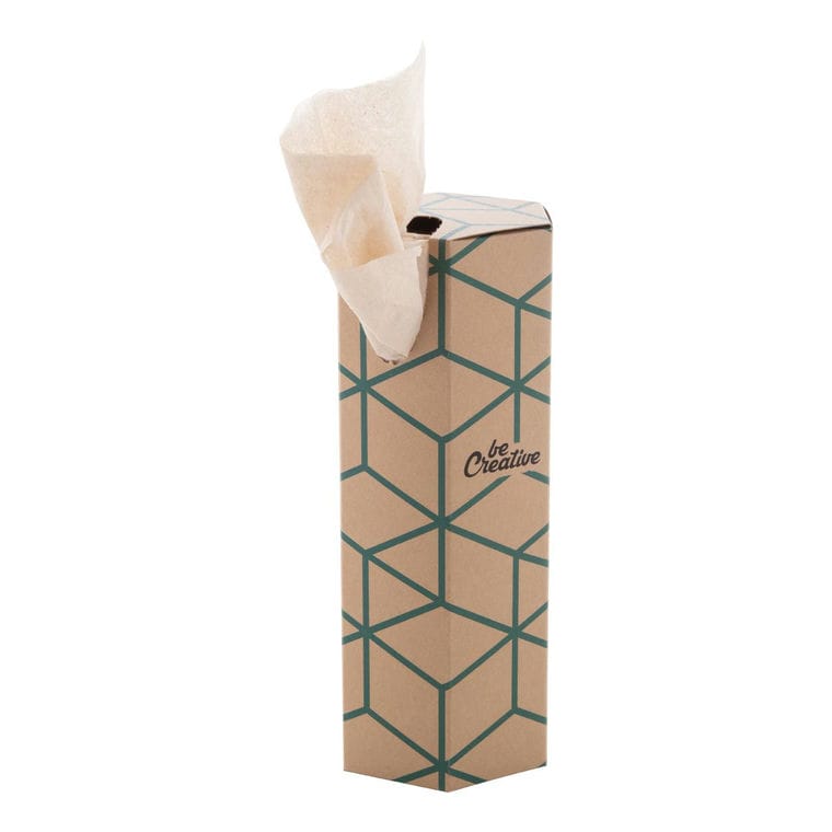 Șervețele de hârtie personalizate CreaSneeze Hex Eco natural