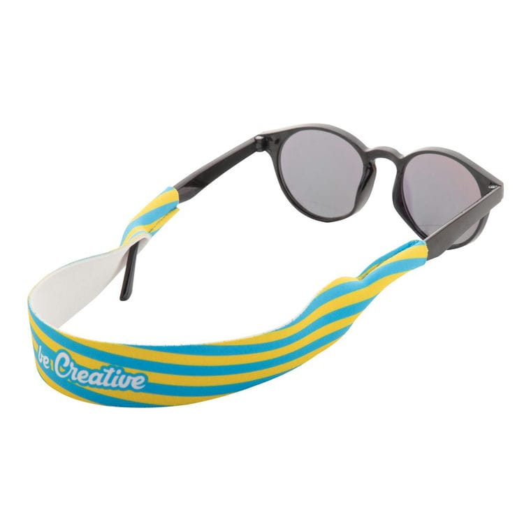 Curea personalizată, pentru ochelari de soare PrintSun Alb